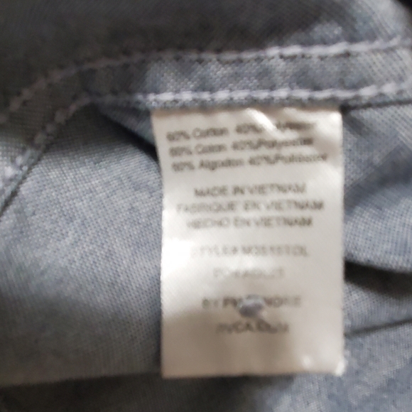 RVCA Men's Blue Casual Shirt One Pocket Used Excellent Condition - Picture 7 of 8